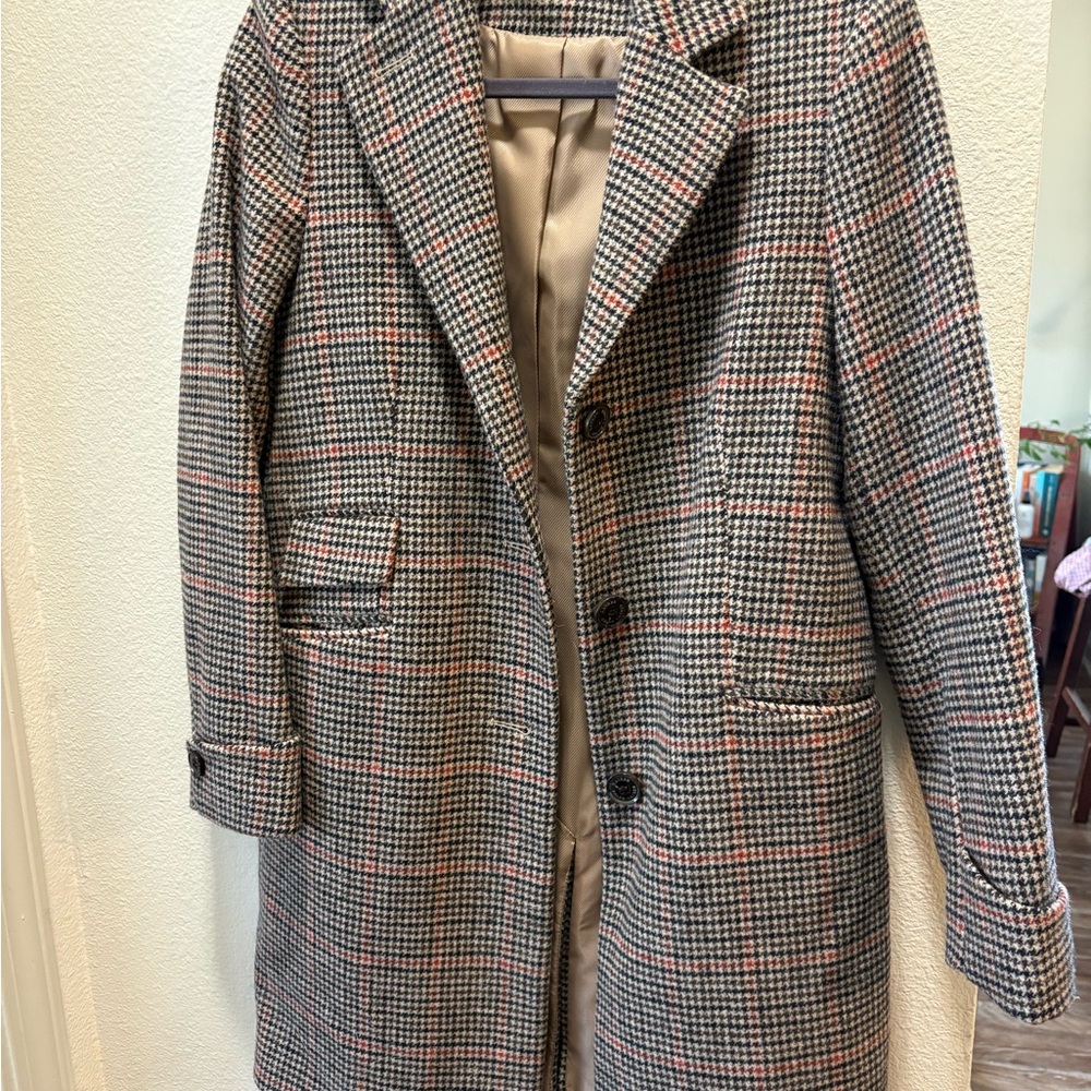 Lauren Ralph Lauren plaid Pea coat size 2 - Picture 2 of 15